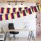 G128 Venezuela 	Venezuelan Bunting Banner | Flag 8.2 x 5.5 Inch, Full String 33 Feet | Printed 150D Polyester, Decorations For Bar, School, Festival Events Celebration